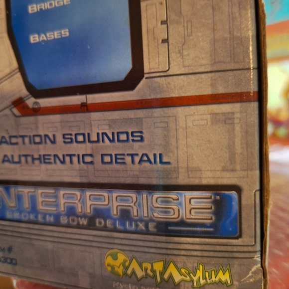 ENTERPRISE Broken Bow Deluxe NX-01 Bridge ARCHER Chair STAR TREK Art Asylum 2002 - Picture 14 of 16